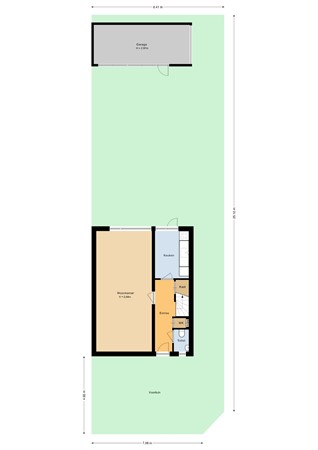 Floorplan - Zuiderzeelaan 47, 3752 TB Bunschoten-Spakenburg
